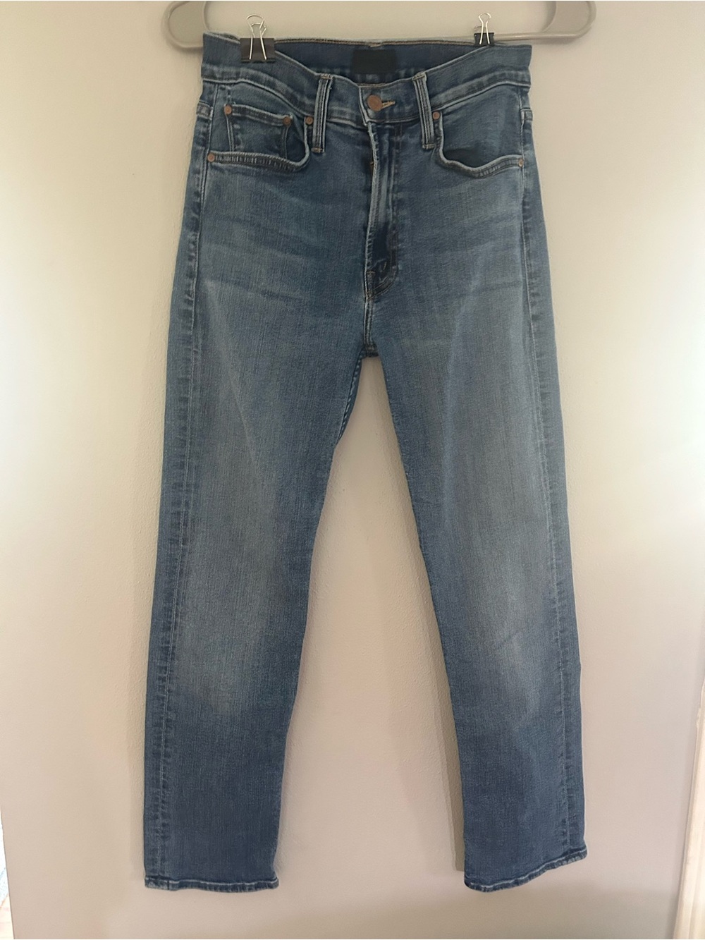 MOTHER The Mid Rise Rider Ankle Jeans